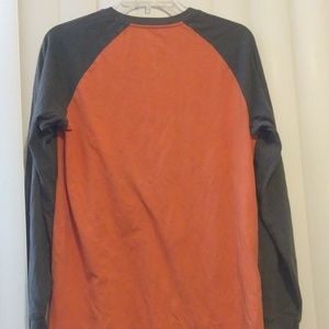 Old Navy orange and gray long sleeve shirt